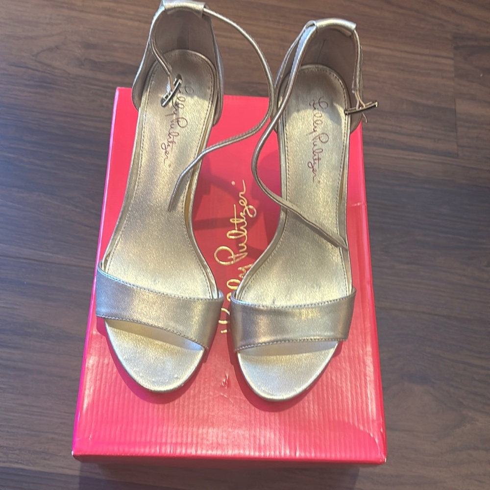 Lilly Pulitzer Kayla Wedge 7.5 in box